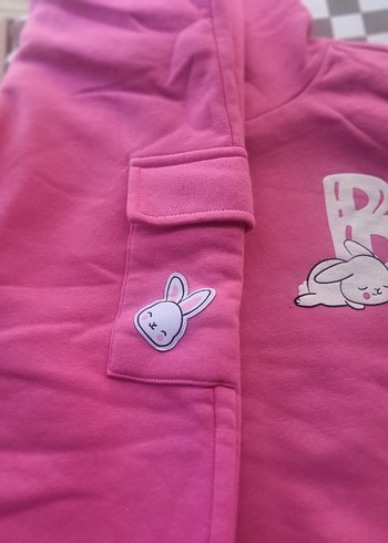 7-8 yaş kız çocuk eşoftman takimi bunny - Görsel 3