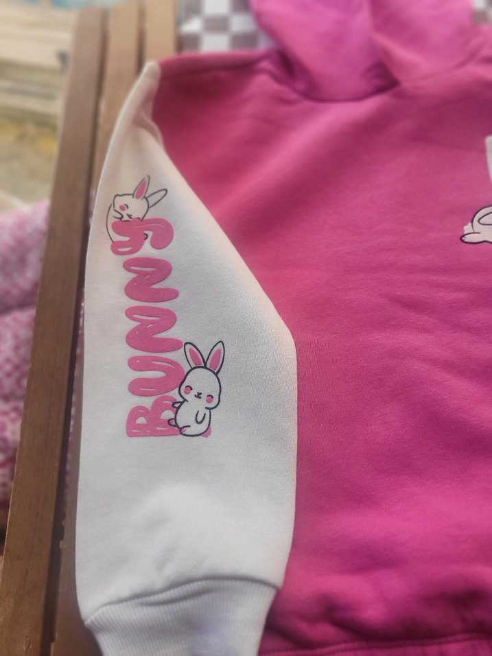 7-8 yaş kız çocuk eşoftman takimi bunny - Görsel 5