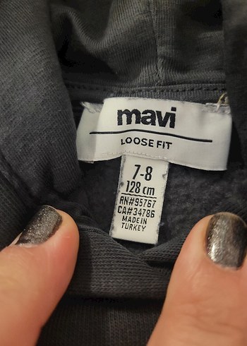 mavi 7-8 yaş gri esoftman takimi - Görsel 4