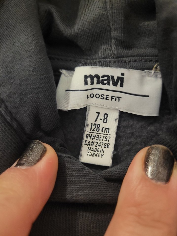 mavi 7-8 yaş gri esoftman takimi - Görsel 4