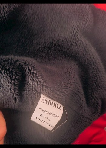 Kürk Detaylı Kırmızı Erkek Çocuk Mont - Görsel 5