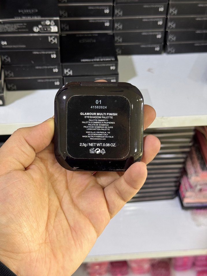 KIKO 01 Glamour Çoklu Bitişli Far Paleti - Görsel 4