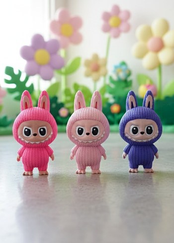 renkli labubu - Görsel 2