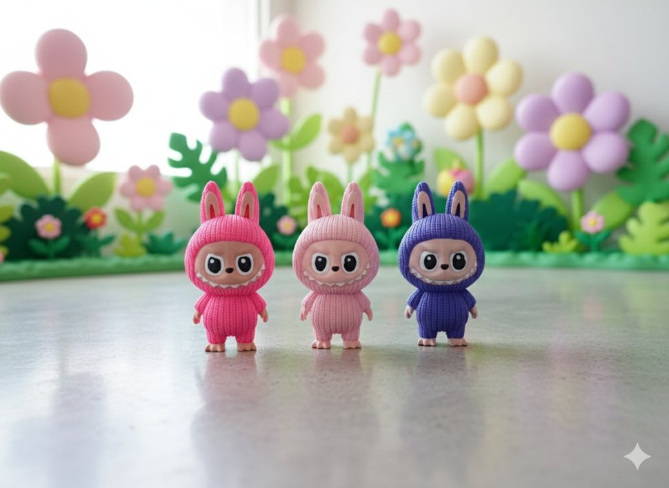 renkli labubu - Görsel 2