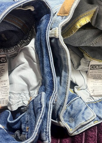 Kadın Dar Paça Mavi Denim Jean - Görsel 5