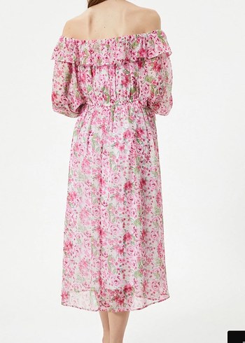 Pembe Kadın Elbise - Görsel 2