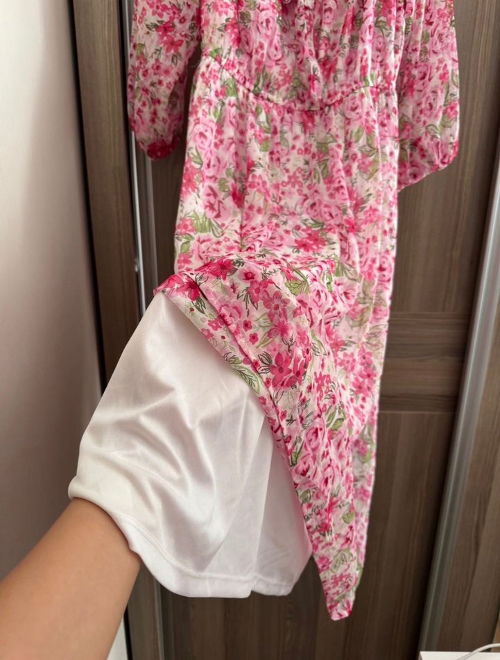 Pembe Kadın Elbise - Görsel 4