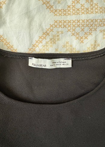 Pull&Bear Siyah Kadın Bluz - Görsel 5