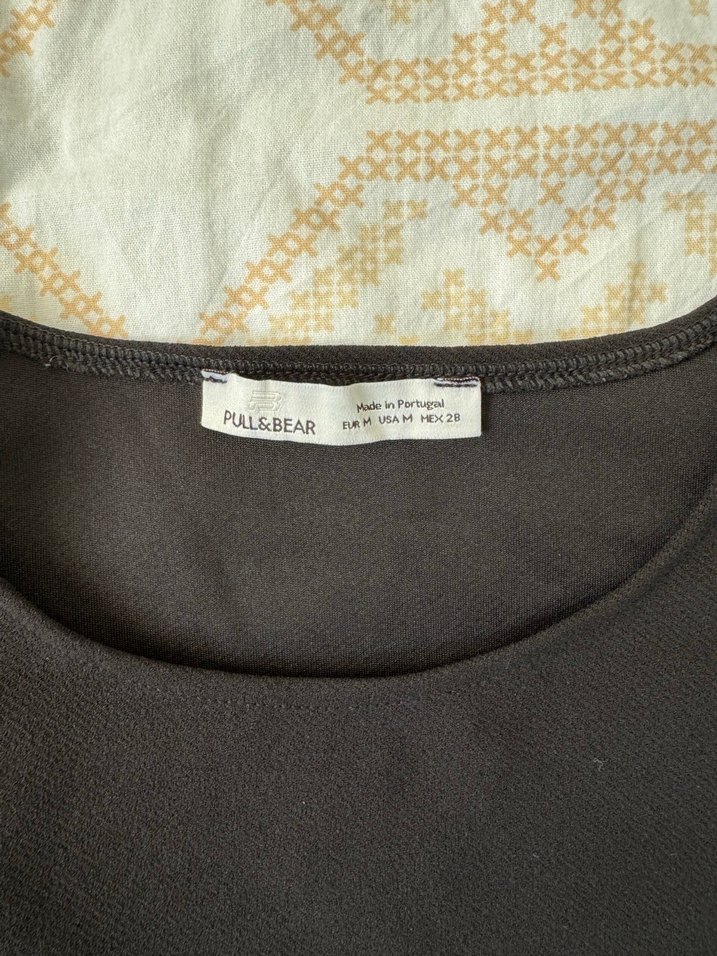 Pull&Bear Siyah Kadın Bluz - Görsel 5