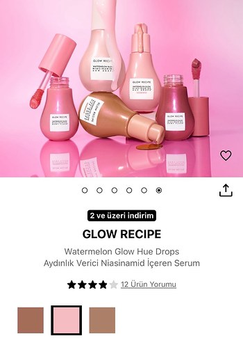 Glow Recipe Watermelon Glow Niacinamide Serum 40ml - Görsel 3