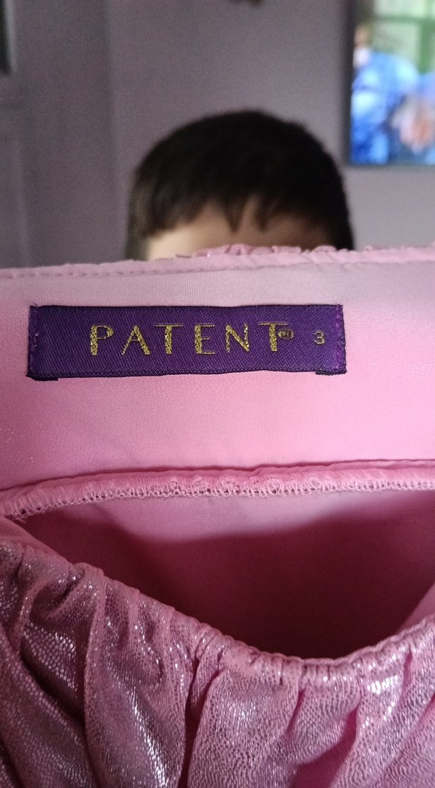 Pembe Parlak Askılı Uzun Elbise - Görsel 3