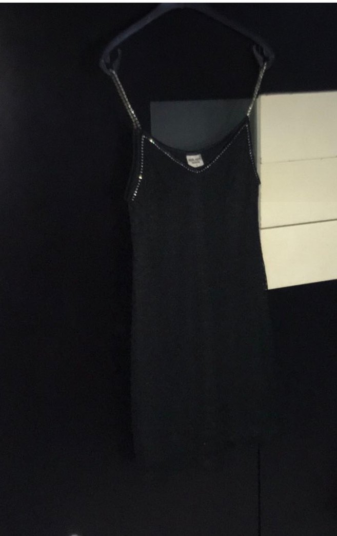 Adil Işık, dantel altı astar mini taşlı elbise - Görsel 3