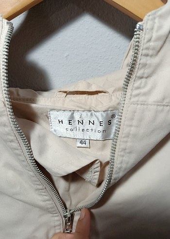 Bej Kapüşonlu Kadın Keten Ceket - Görsel 3