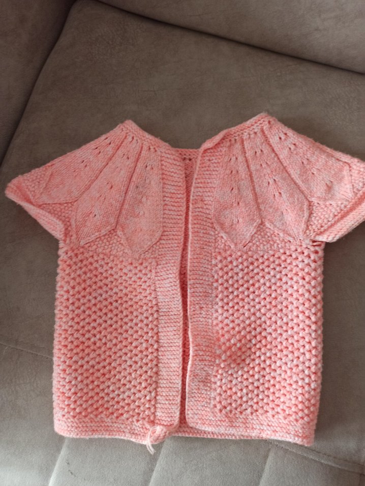 Kız bebek yelek - Görsel 2