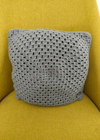 Bohem Çok Renkli Örgü Kırlent - Görsel 3