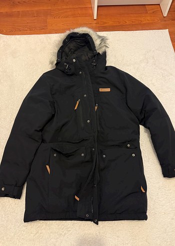 Erkek-Kadın Siyah Kürklü Parka - Görsel 2