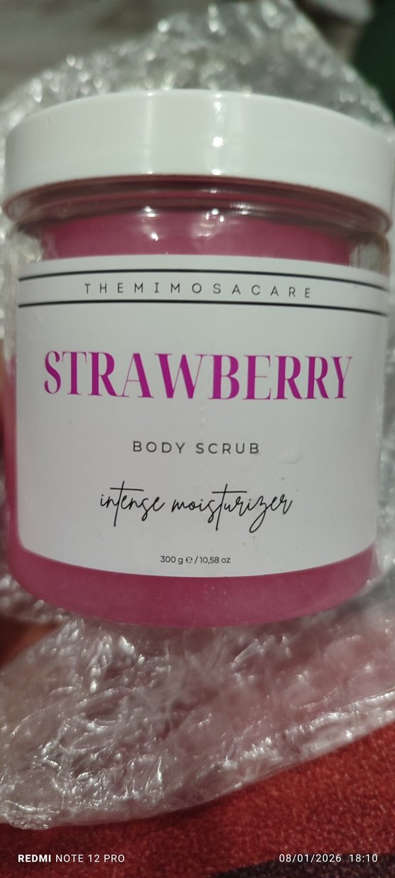 Çilek Aromalı Vücut Peelingi - Görsel 2