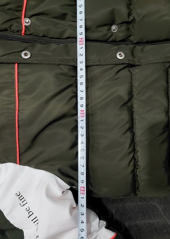 Erkek Çocuk Haki polarlı  Mont - Görsel 4