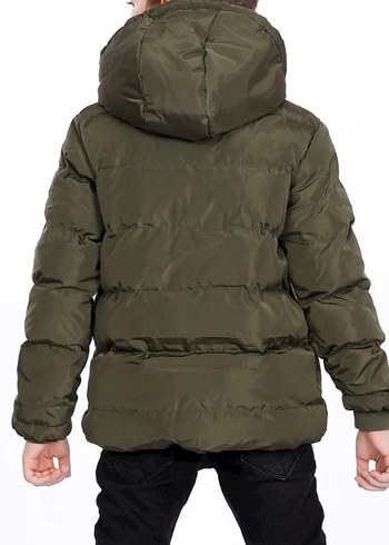 Erkek Çocuk Haki polarlı  Mont - Görsel 2