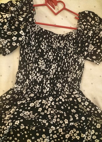 Çiçek desenli yazlık kadın elbise - Görsel 2