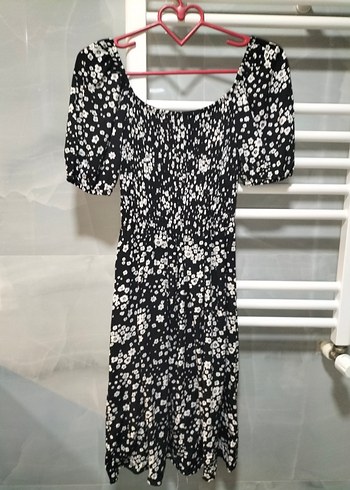 Çiçek desenli yazlık kadın elbise - Görsel 3