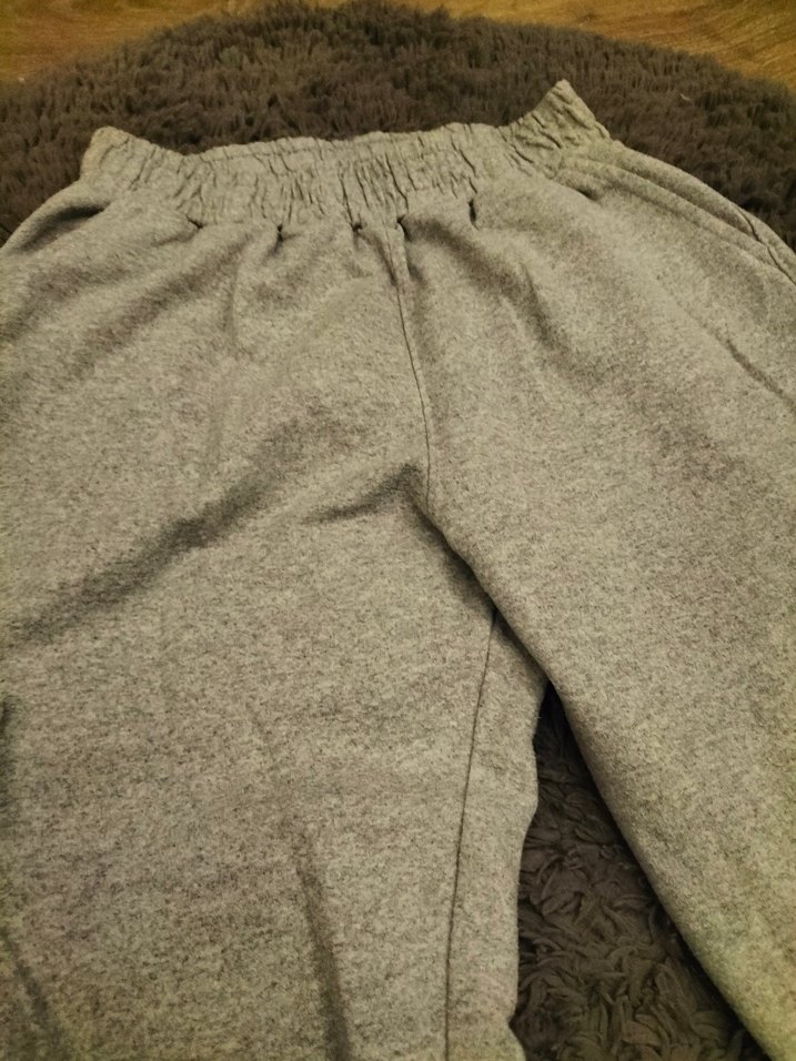 Gri Rahat Kesim Eşofman Altı - Görsel 2