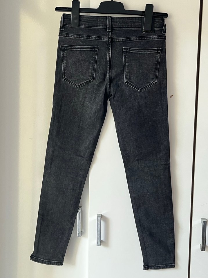 Gri Kadın Denim Skinny Jean - Görsel 3