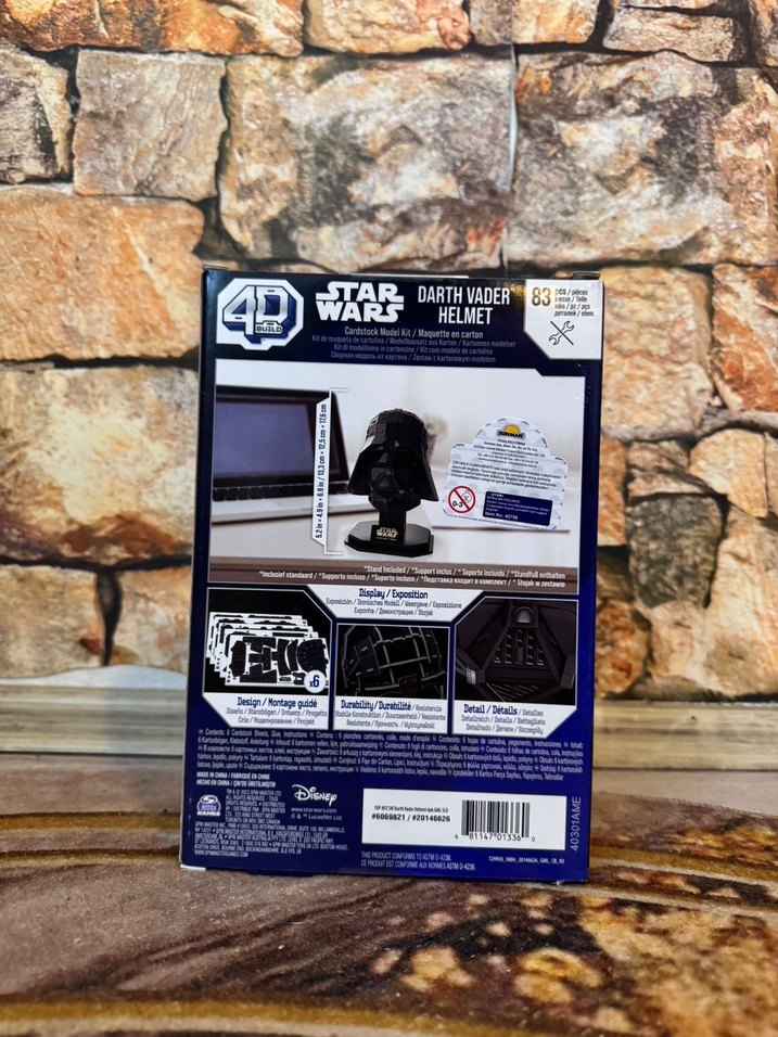 4D Build Darth Vader 3D Puzzle - Görsel 2