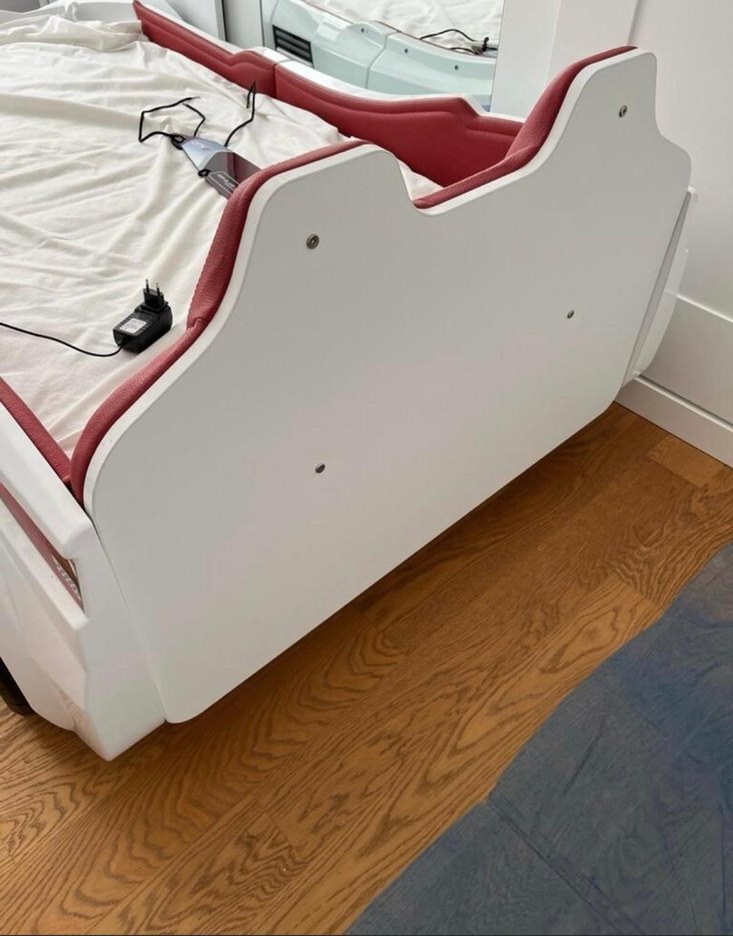 çilek mobilya arabalı yatak - Görsel 4