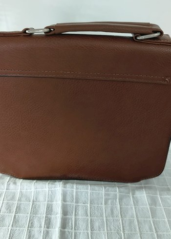 Kahverengi Deri Kadın Çanta - Görsel 2