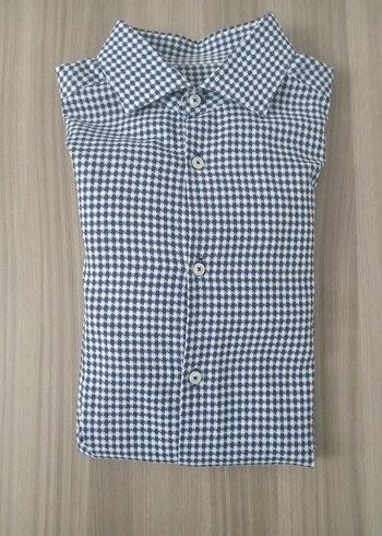 KİP kazayağı desen Laci/ Byz Erkek Uzun Kollu Düğmeli Gömlek - Görsel 2