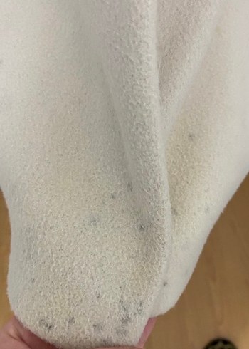 Bej Uzun Kadın Kaban Düğmeli - Görsel 4