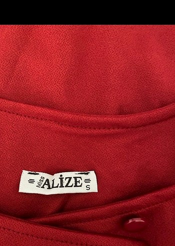 Kırmızı Uzun Drapeli Kadın Abiye Elbise - Görsel 3