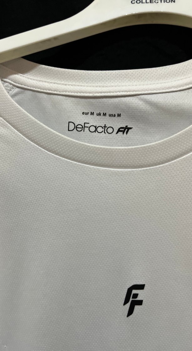 DeFacto Beyaz Kısa Kollu Tişört - Görsel 2