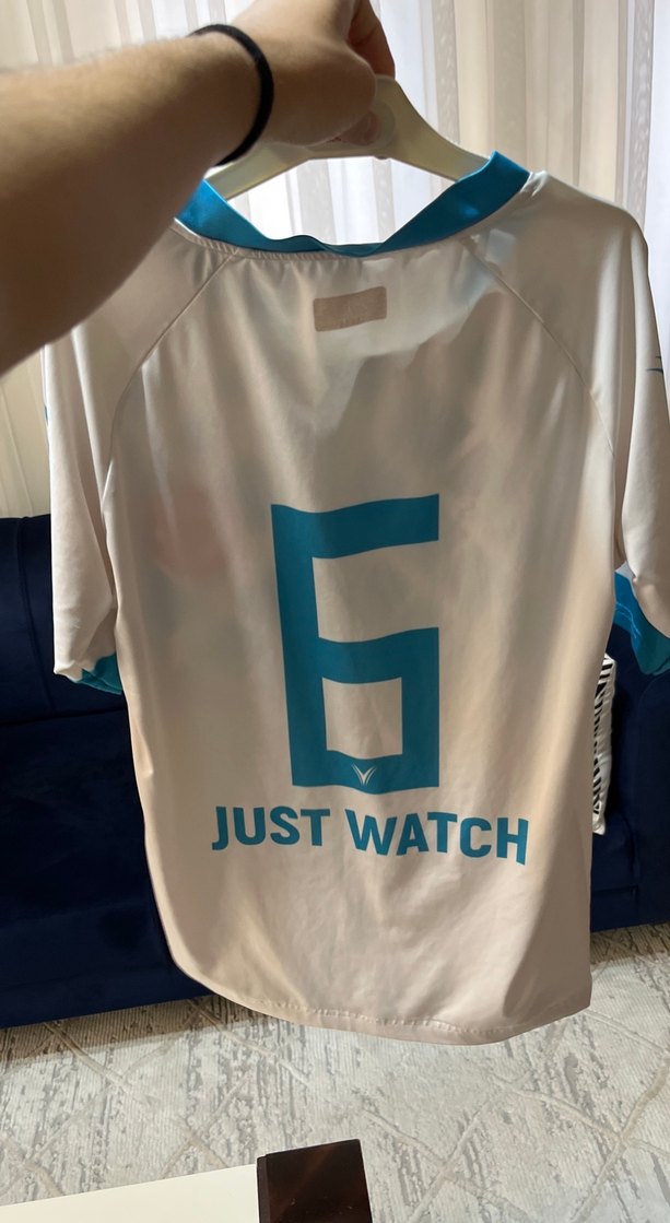 Beyaz Mavi Erkek Spor Tişört | Forma - Görsel 2