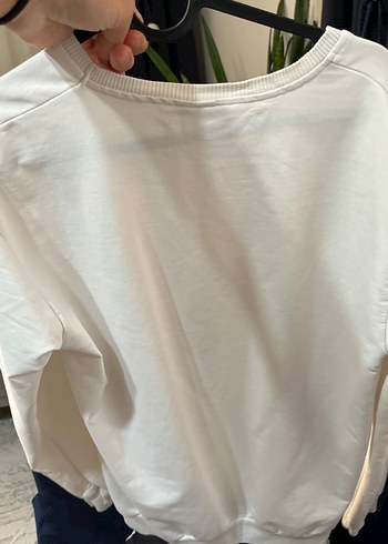 Adidas Erkek Beyaz Pamuklu Sweatshirt - Görsel 4