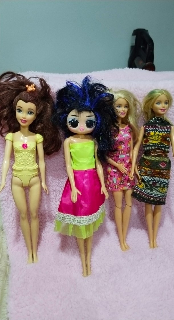 Renkli Kız Bebekler Seti - Görsel 2