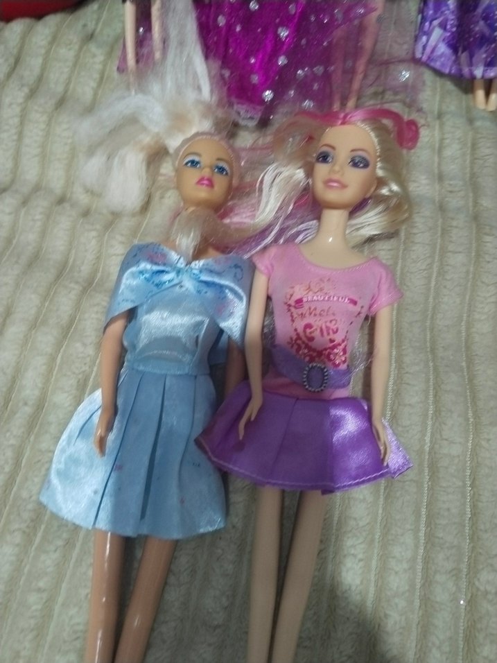 Renkli Elbiseli Bebek Seti - Görsel 4