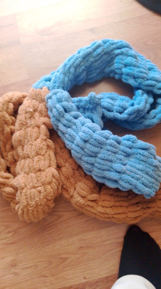 Pembe Örgü Kadın Bere - Görsel 3