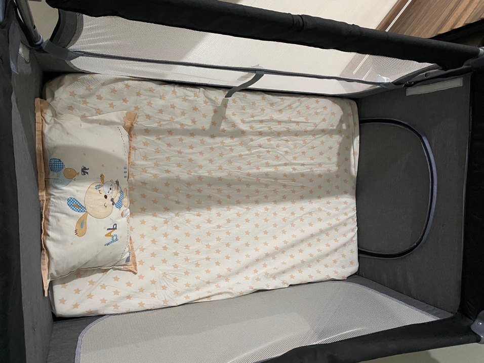 Elele Madre Gri Yatak Oyun Parkı 70x110 - Görsel 3