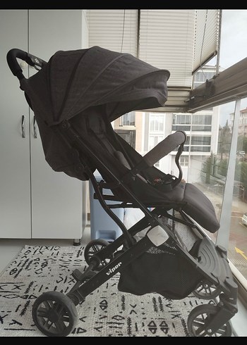 Siyah Bebek Arabası Katlanabilir ve Haff (marka temsilidir) - Görsel 6