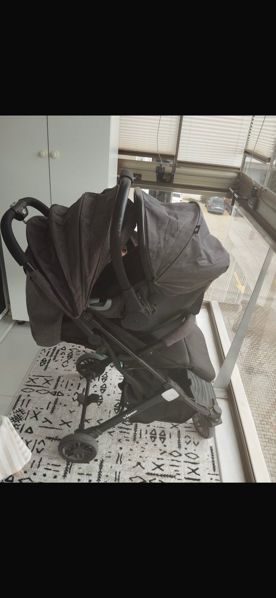 Siyah Bebek Arabası Katlanabilir ve Haff (marka temsilidir) - Görsel 5