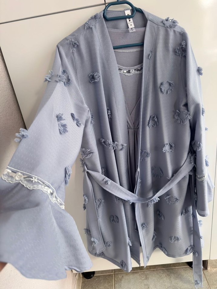 Uzun Kollu Mavi Lohusa Takımı - Görsel 2