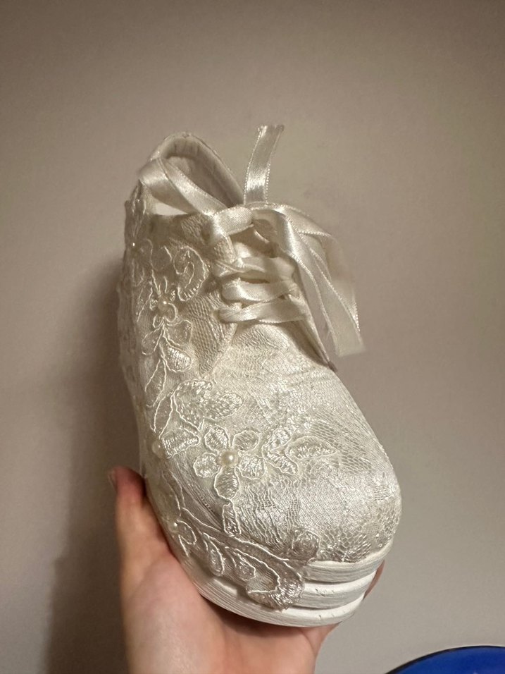 Dolgu topuk Gelin ayakkabısı 36 - Görsel 4