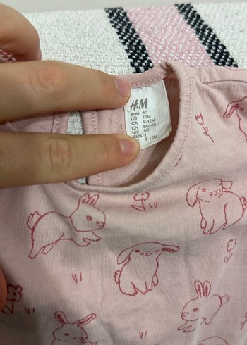 Kız Çocuk Uzun Kollu Pembe Baskılı Tişört - Görsel 3