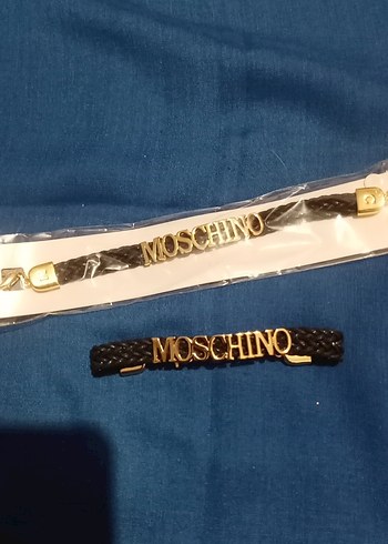 Moschino Altın Renk Erkek Biker Bileklik - Görsel 2