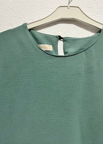 Düğmeli Uzun Kesim Kadın Tunik - Görsel 2