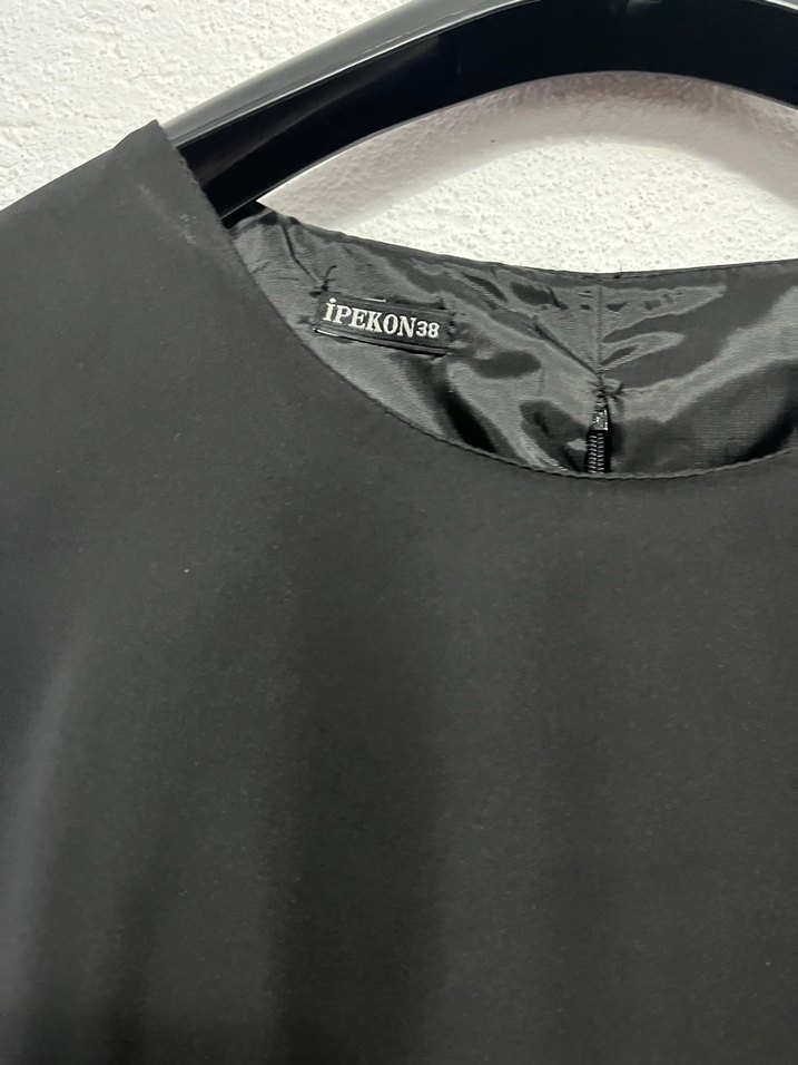 Pembe Nakışlı Uzun Kadın Kaban - Görsel 5