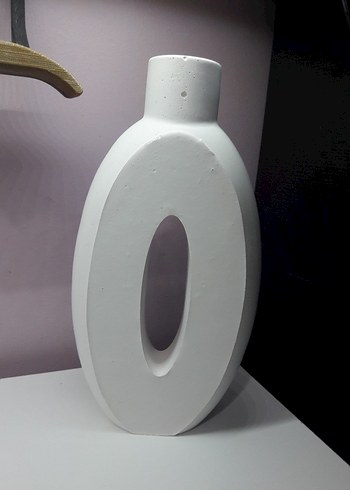 Beyaz Dekoratif  Vazo - Görsel 2