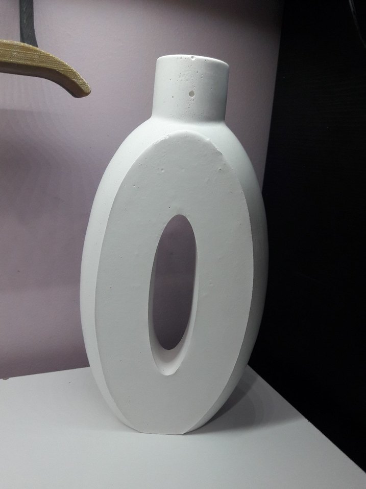 Beyaz Dekoratif  Vazo - Görsel 2